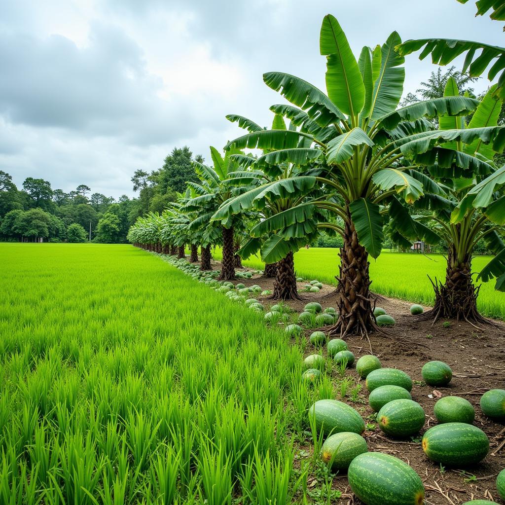 Cây ăn quả trên đất ruộng