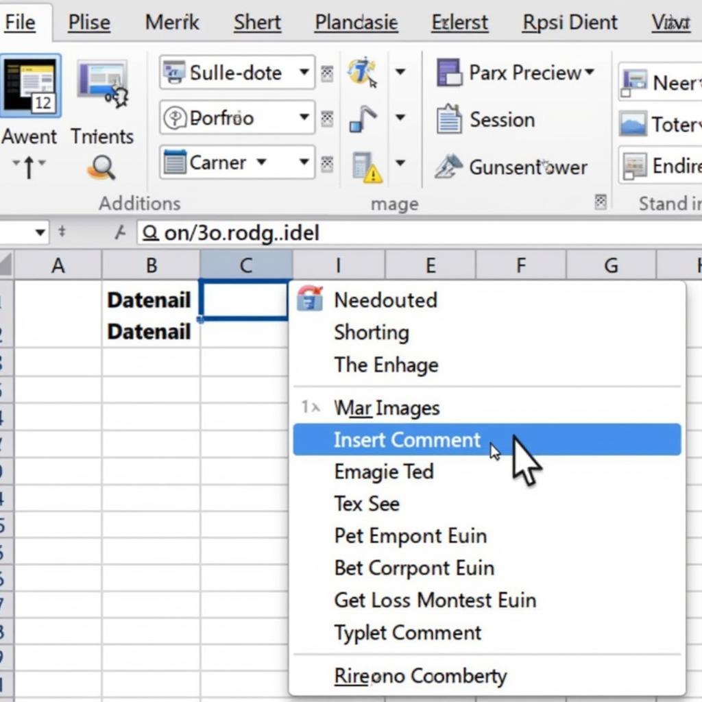 Chèn chú thích vào hình ảnh Excel