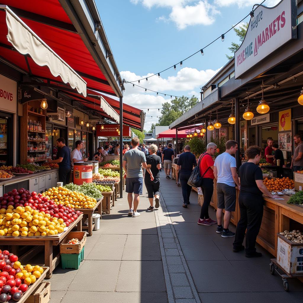 Chợ Belconnen Canberra nhộn nhịp ẩm thực đa dạng