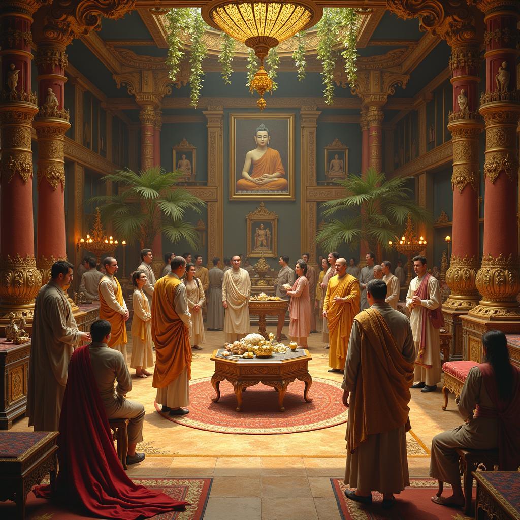 Cuộc sống trong cung điện của Siddhartha