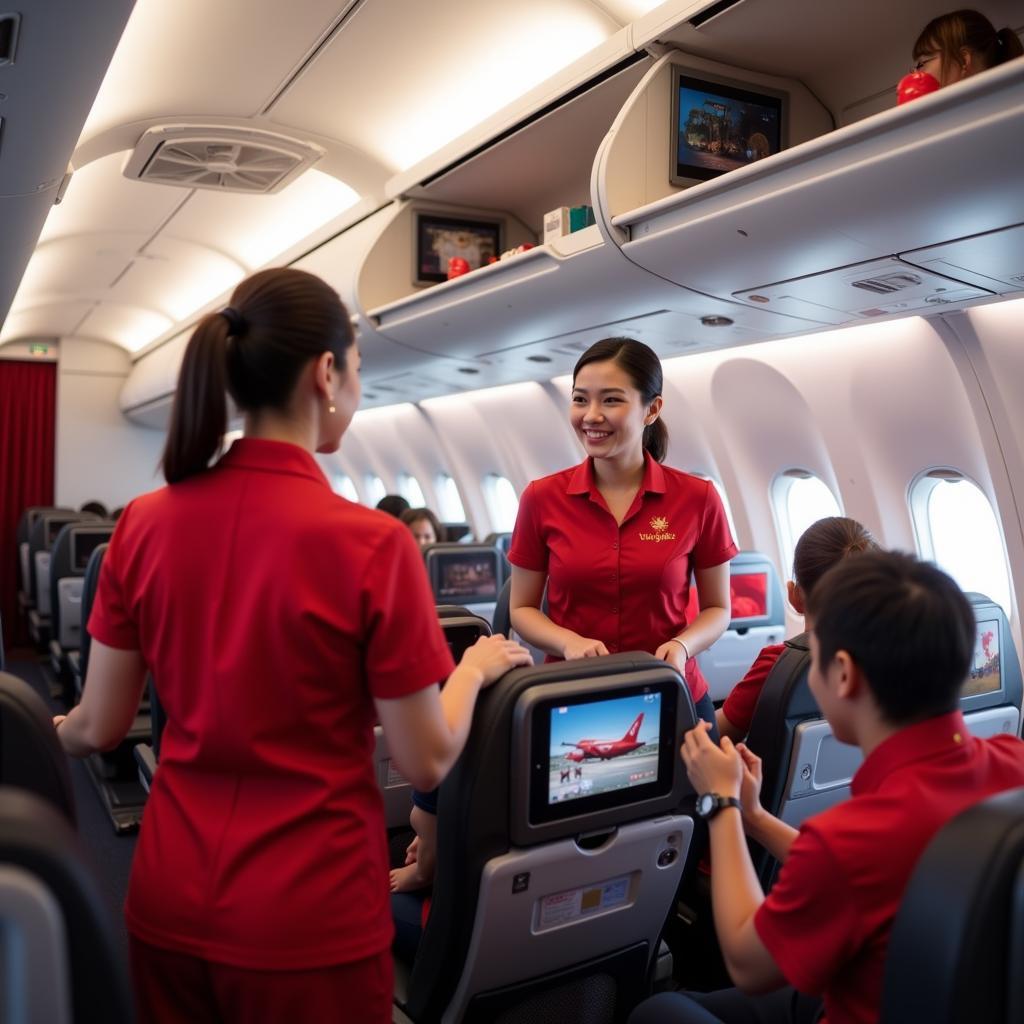 Dịch vụ chất lượng của Vietjet Air