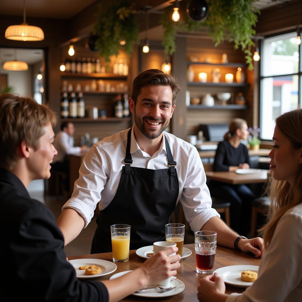 Professional service at my favorite restaurant