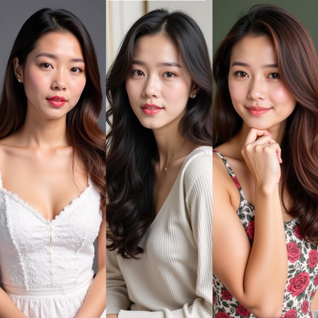 Top diễn viên nữ Thái Lan được yêu thích nhất: Baifern Pimchanok, Yaya Urassaya, Mai Davika.