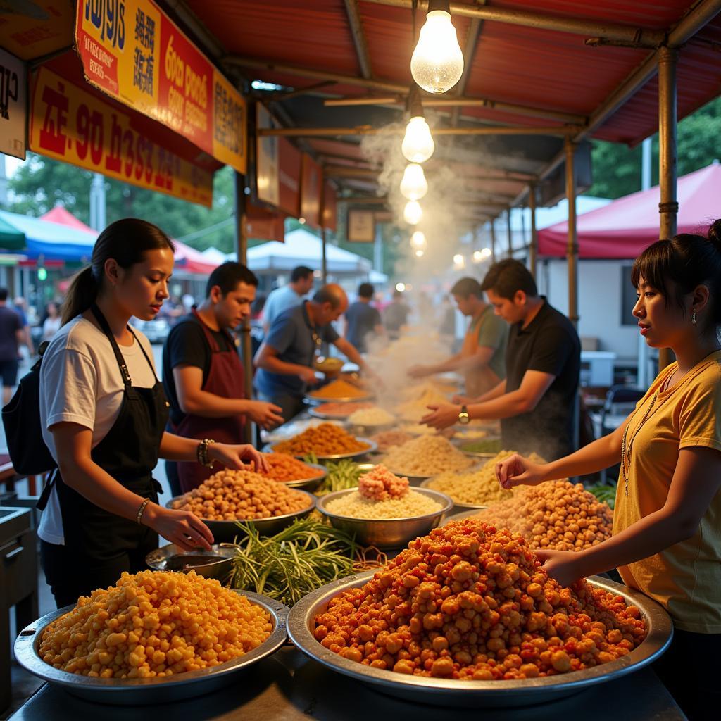 Đoạn văn tiếng Anh về thành phố yêu thích - Ẩm thực đường phố