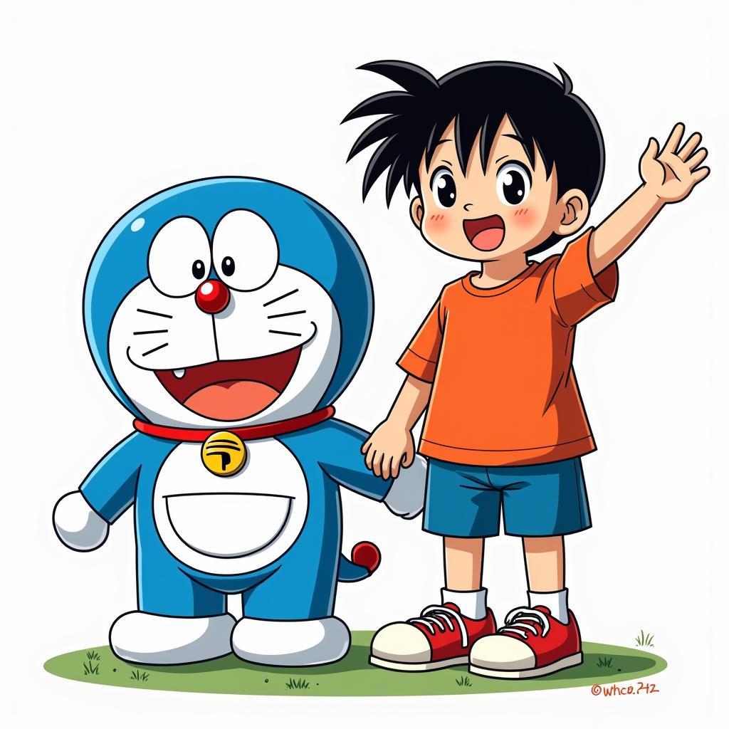 Doraemon và Conan trong lòng trẻ nhỏ