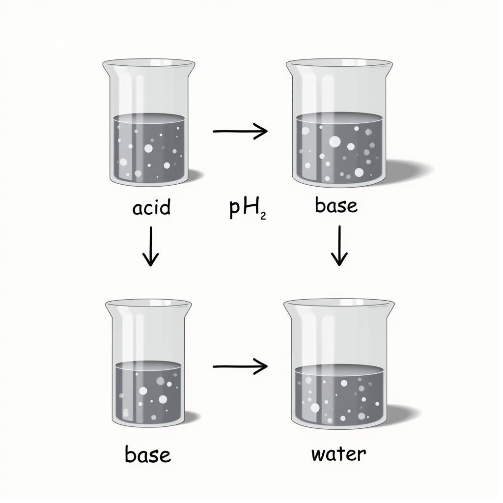 Giải thích hiện tượng hóa học trung hòa axit bazơ