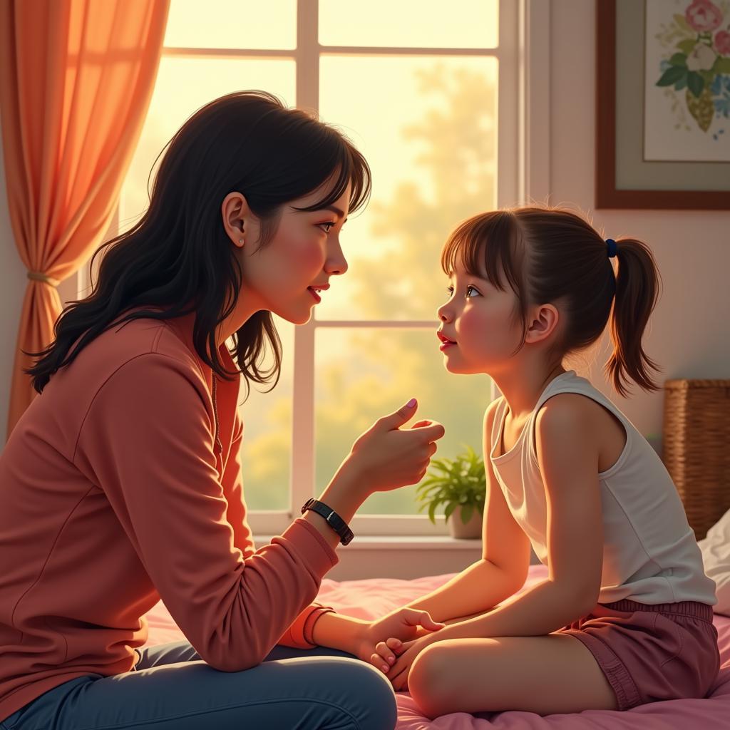Giáo dục giới tính cho bé gái tuổi dậy thì