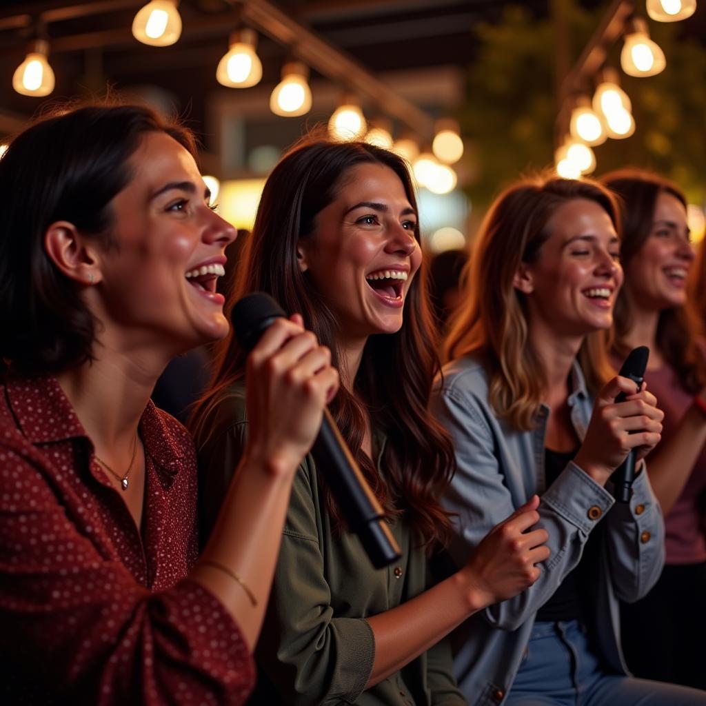 Hát karaoke cùng bạn bè tạo nên những kỷ niệm đáng nhớ