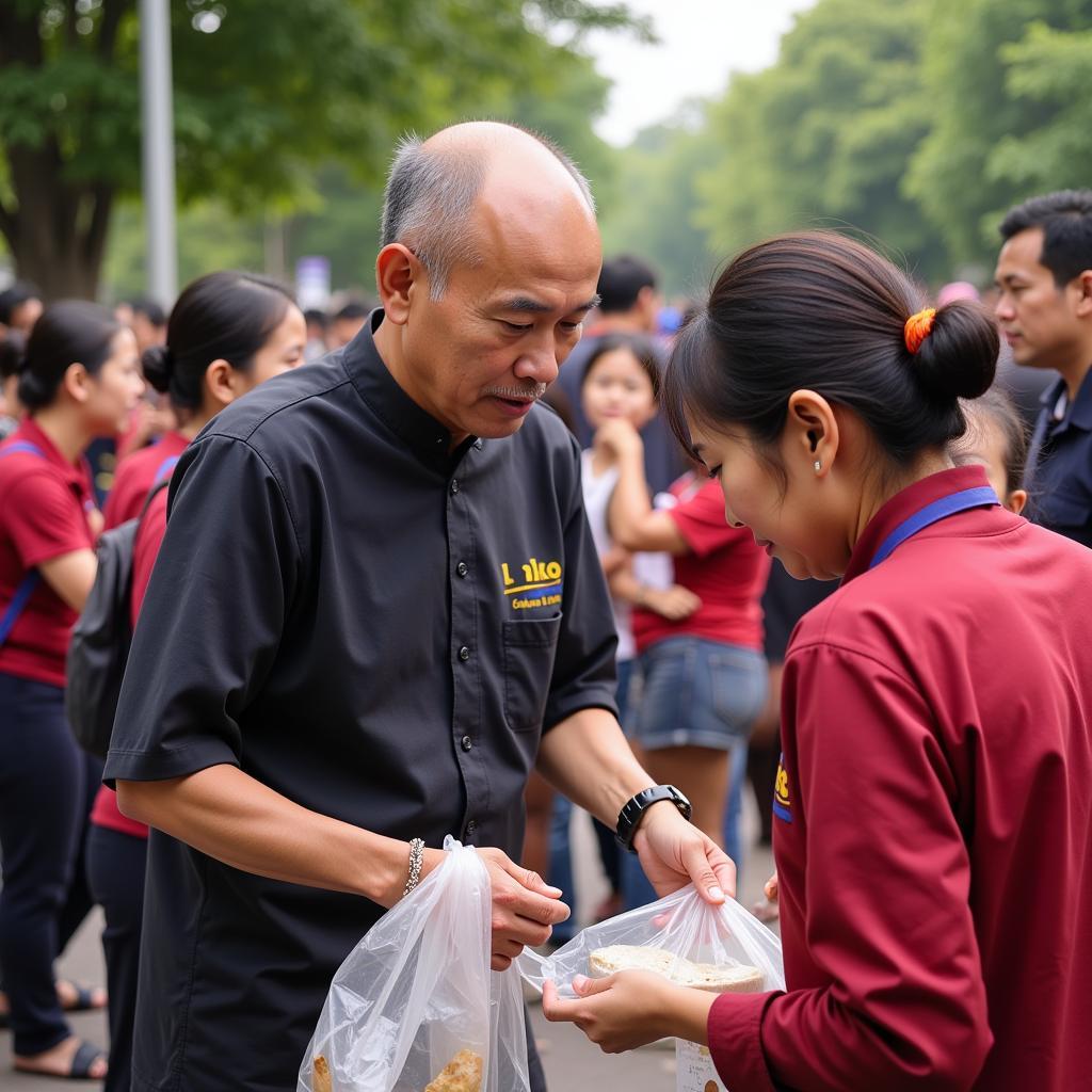 Hòa thượng Thích Giác Nhường tham gia hoạt động xã hội