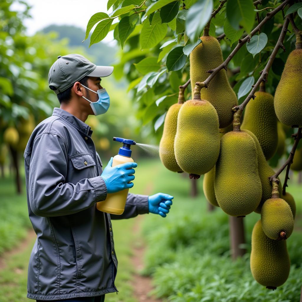 Sử dụng chế phẩm sinh học để kích thích mít ra quả