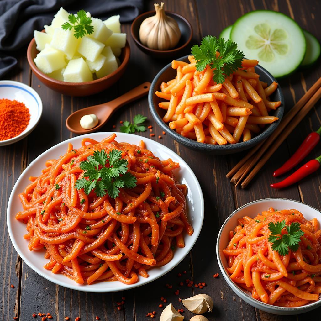 Hình ảnh món kimchi Hàn Quốc