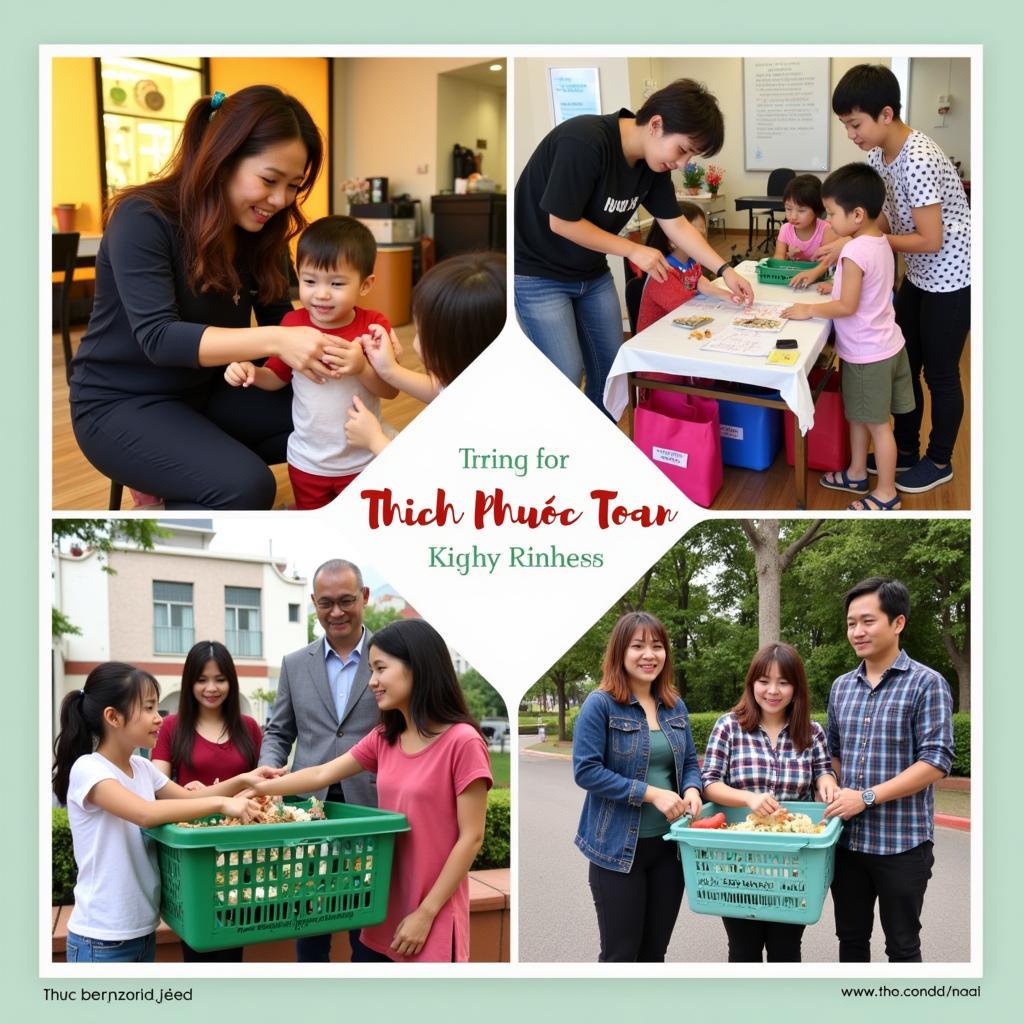 Hình ảnh lan tỏa yêu thương đến mọi người