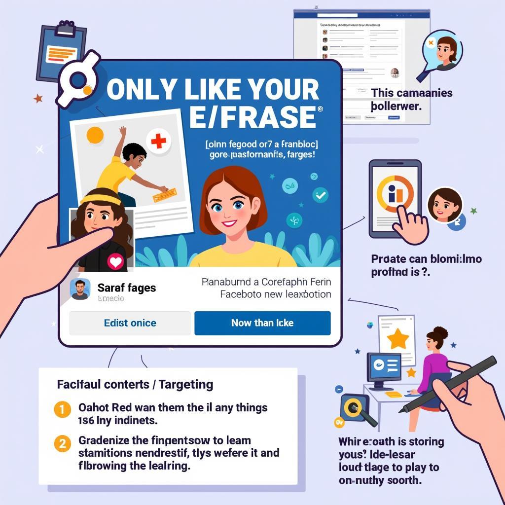 Mời mọi người thích trang Facebook qua quảng cáo