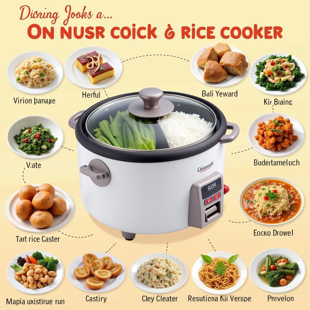 Nấu ăn với nồi cơm điện: Đơn giản, tiện lợi và đa dạng.