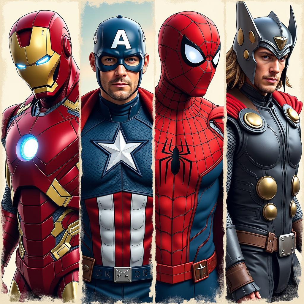 Top Siêu Anh Hùng Marvel Được Yêu Thích