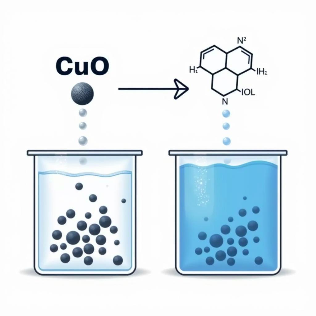 Phản ứng giữa CuO và 2HCl