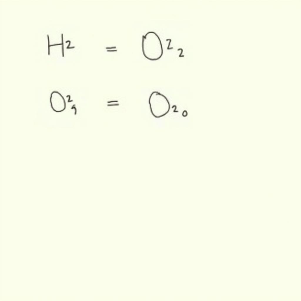 Phương trình phản ứng hóa học