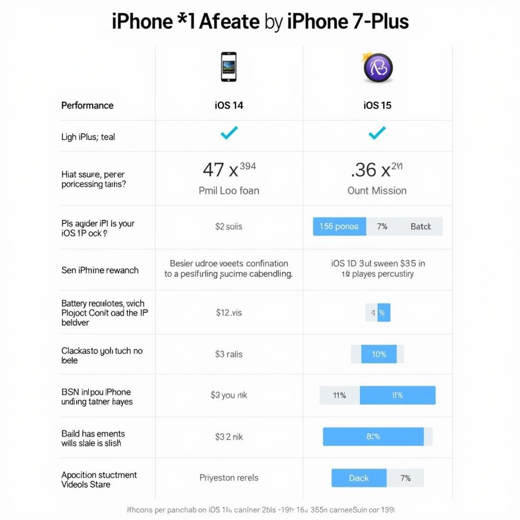 So sánh iOS 14 và iOS 15 trên iPhone 7 Plus