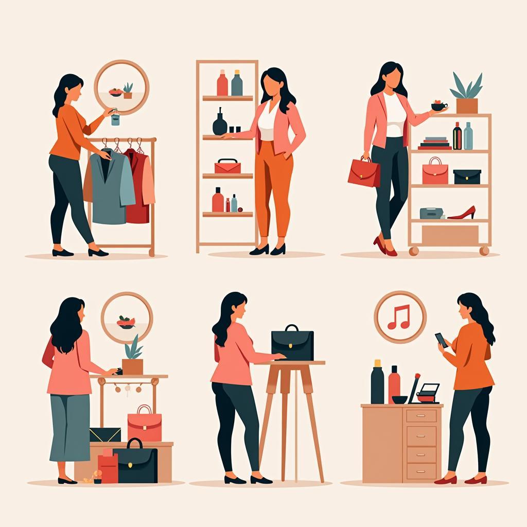 Sở thích mua sắm của phụ nữ