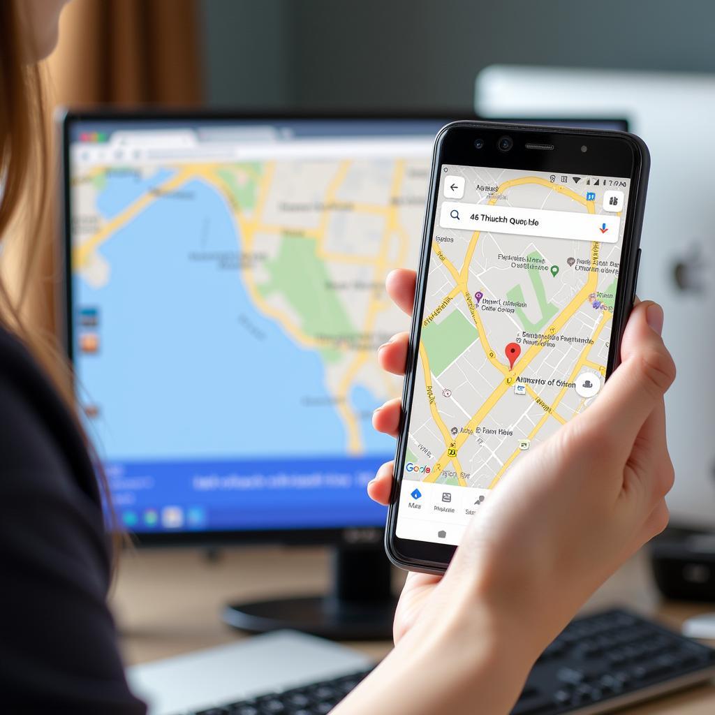 Người dùng tìm kiếm thông tin về 46 Thích Quảng Đức trên Google Maps