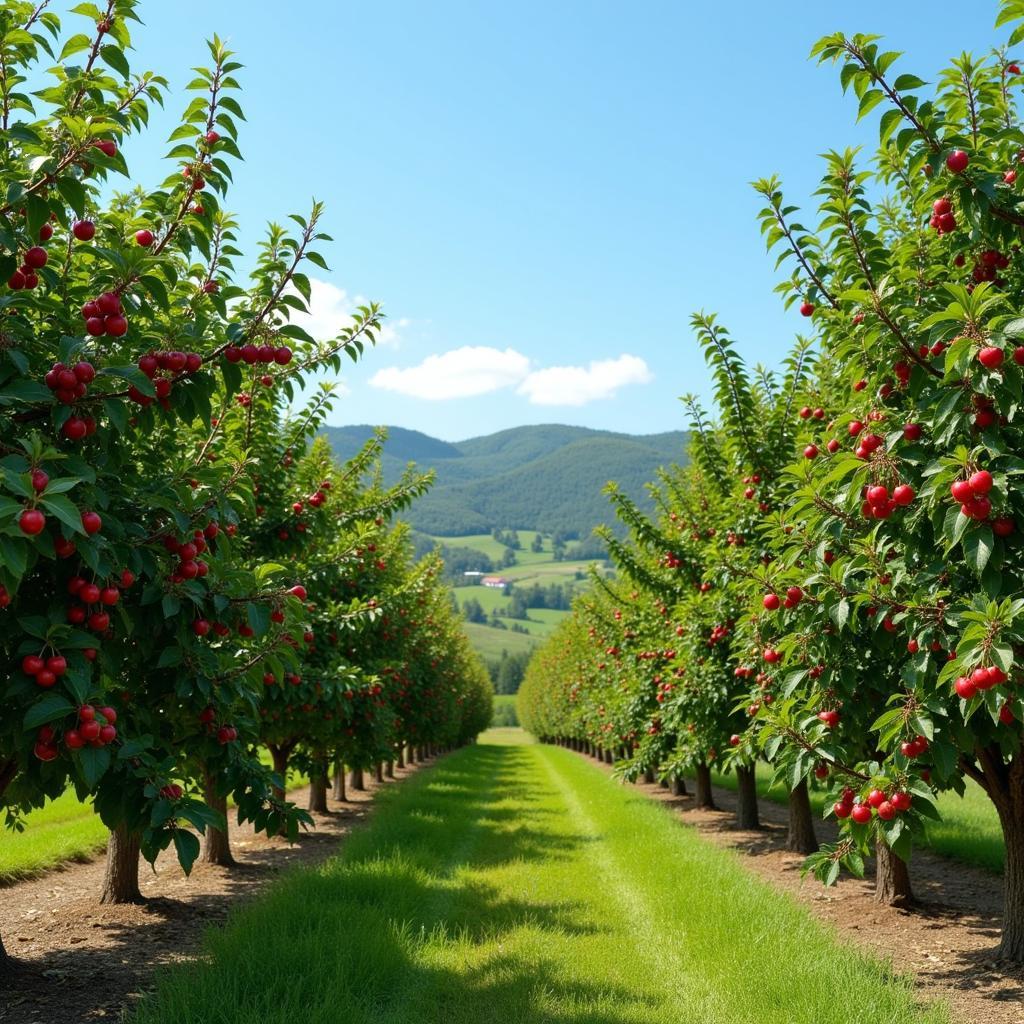 Trồng cherry ở vùng ôn đới