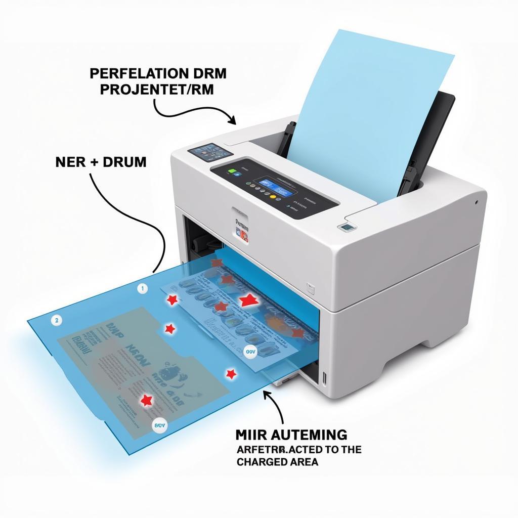 Ứng dụng của sự nhiễm điện cọ xát trong máy photocopy