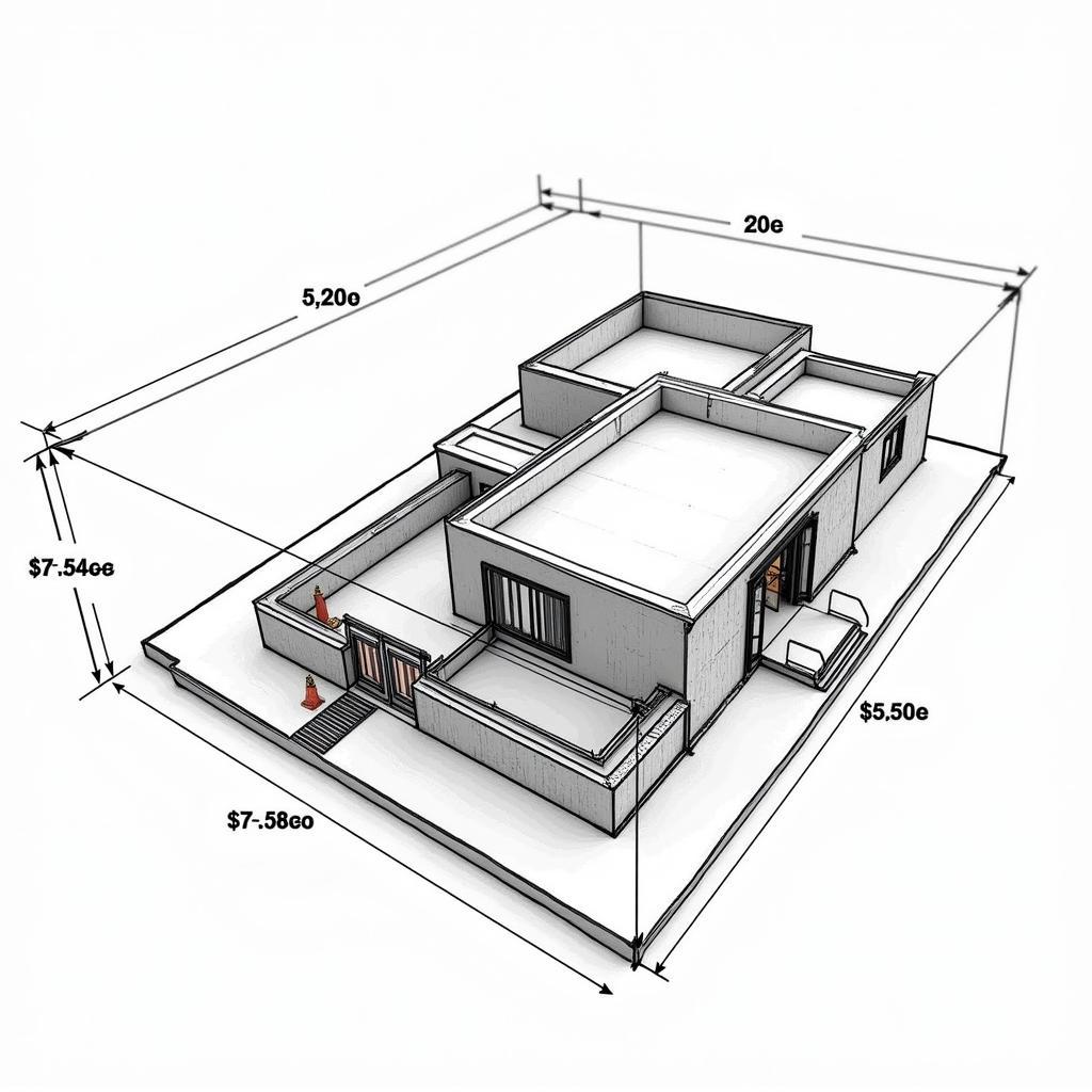 Ví dụ mô hình 3D chính xác trong SketchUp