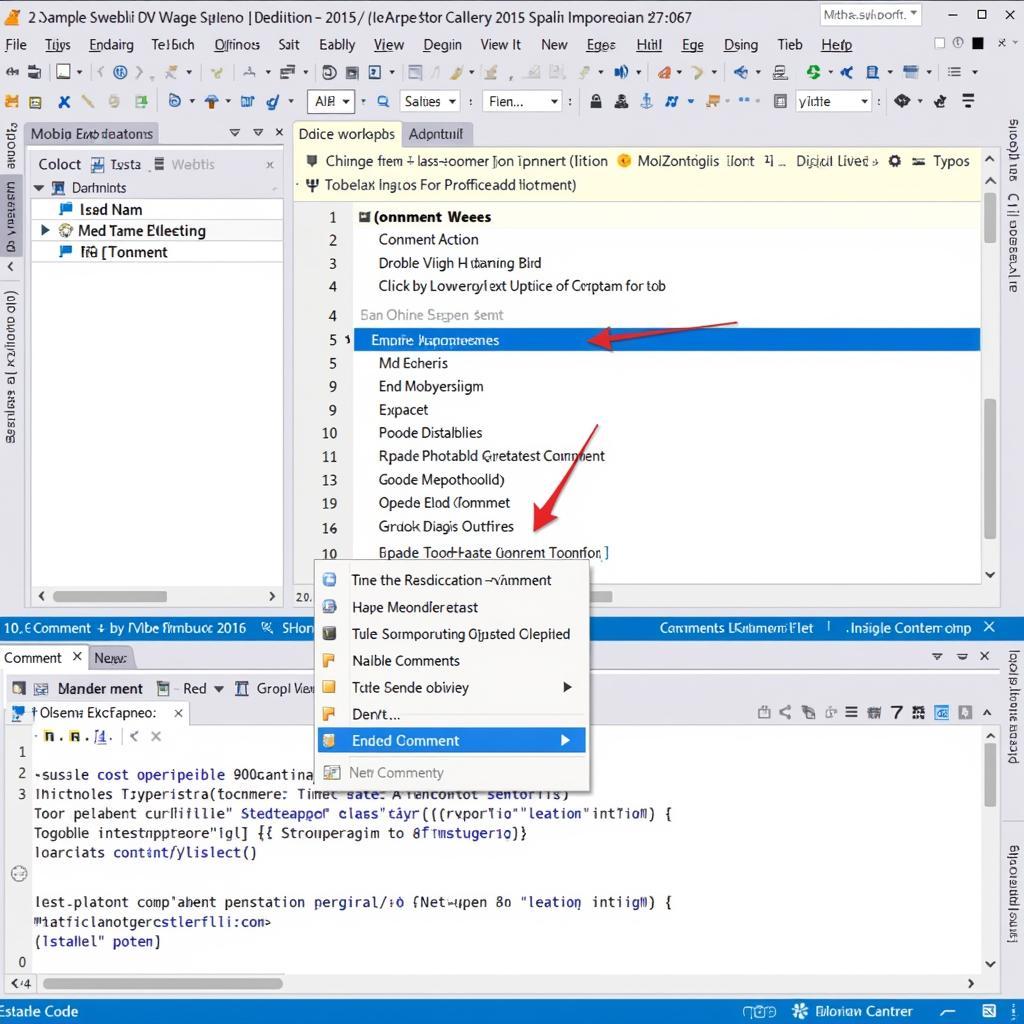 Bật Chú Thích Visual Studio 2015