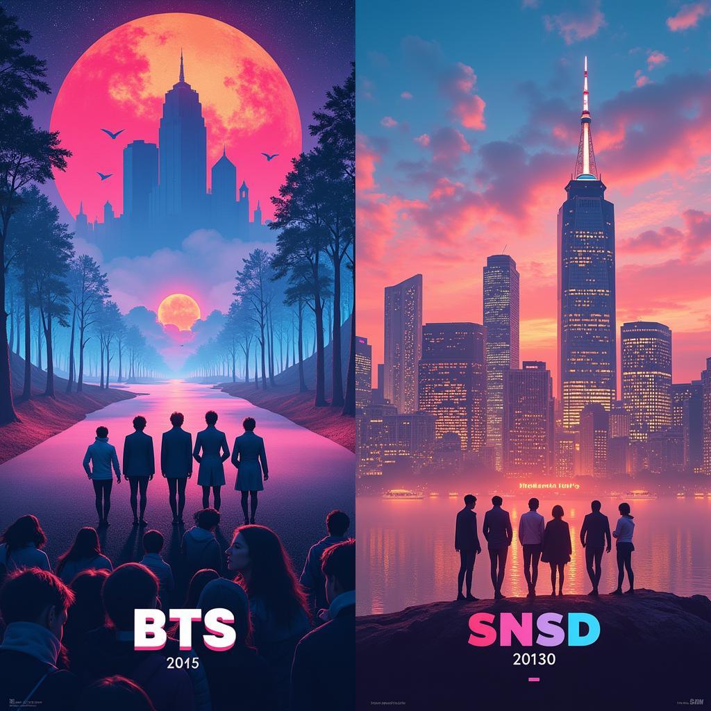 BTS và SNSD: Hướng Tới Tương Lai