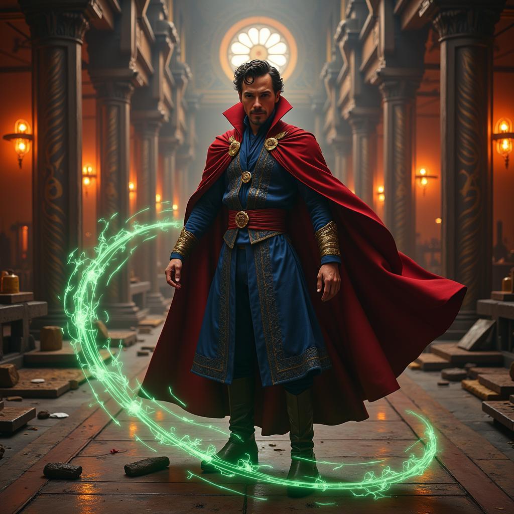 Doctor Strange luyện tập tại Kamar-Taj