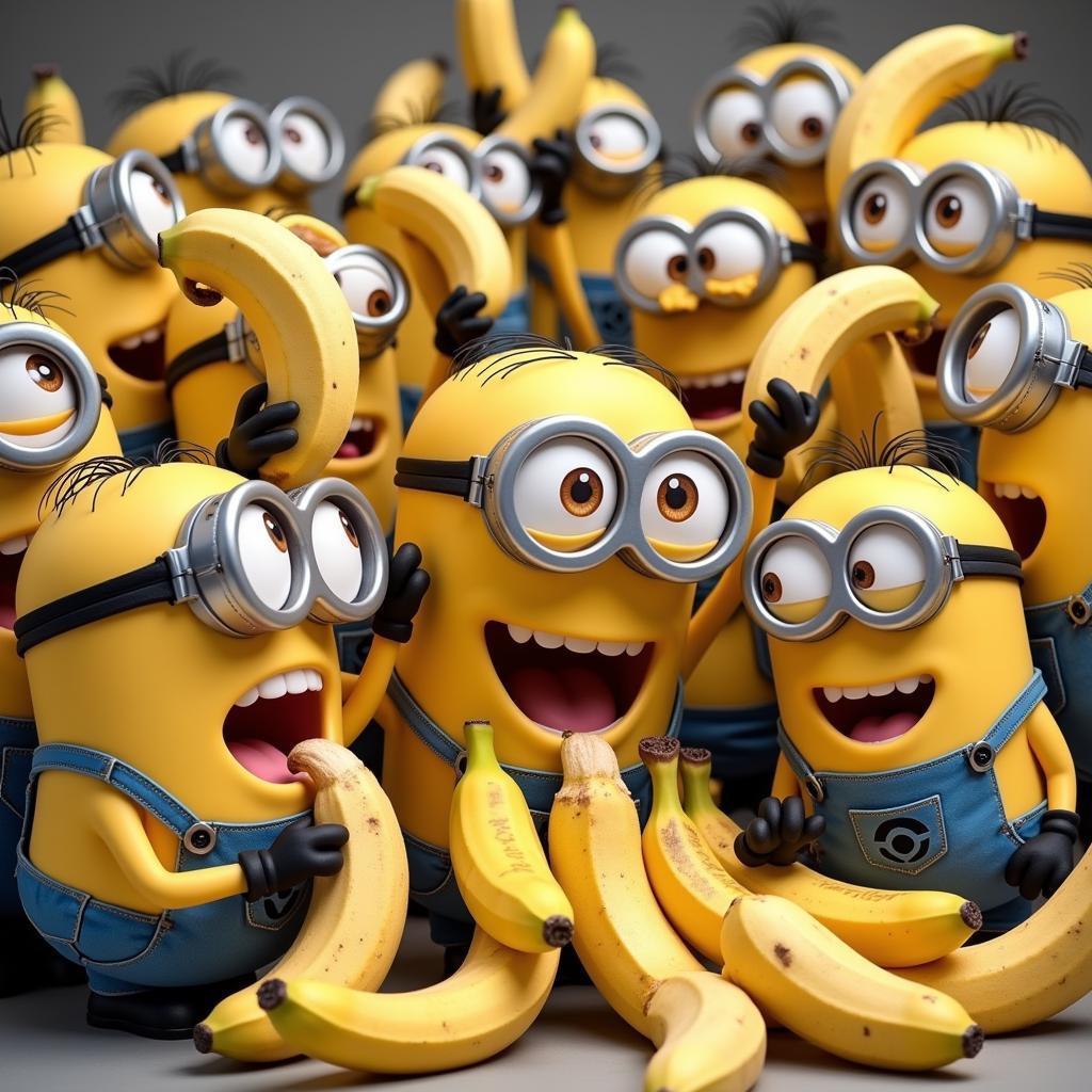 Minion ăn chuối như thế nào