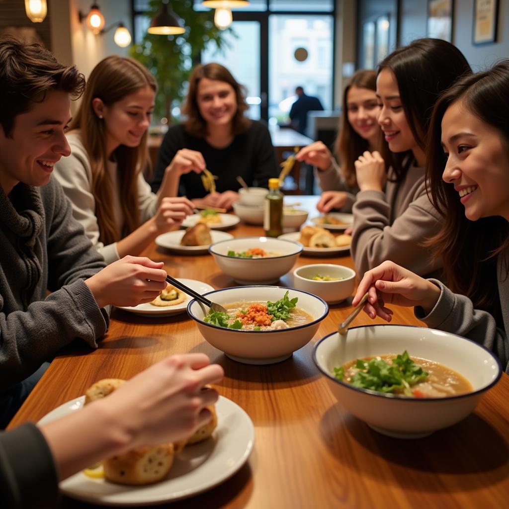 Sharing Pho with Friends