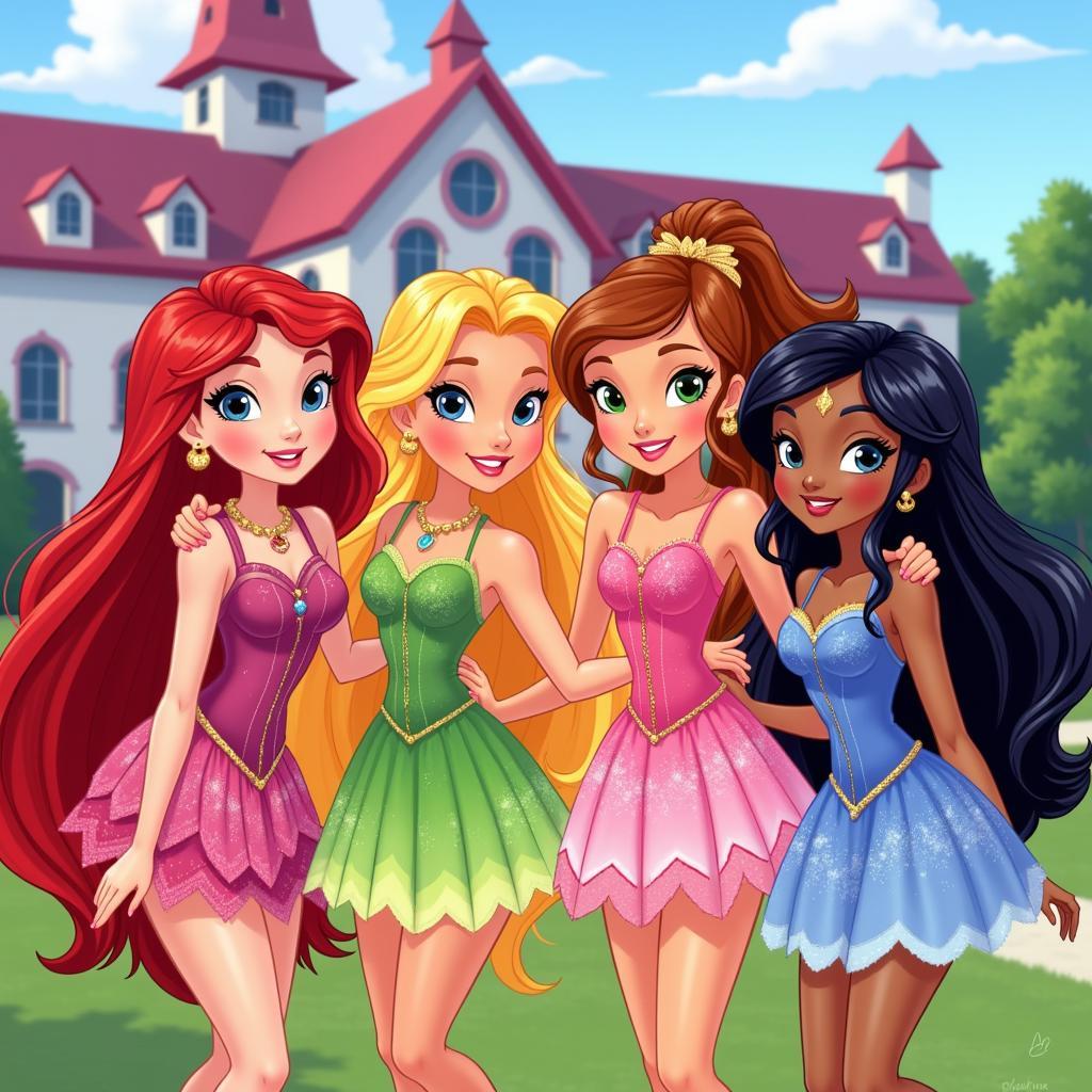 Các tiên nữ Winx Club thể hiện tình bạn