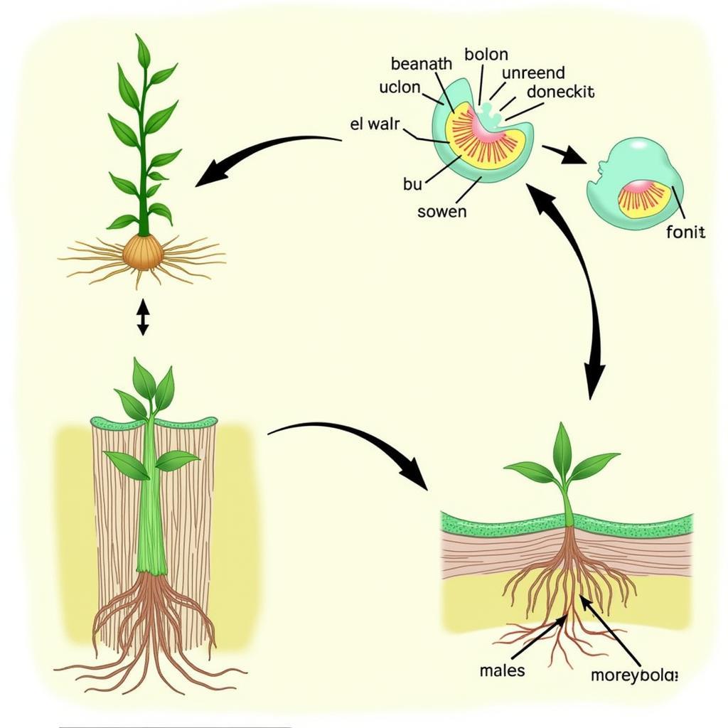 Auxin kích thích sinh trưởng giãn tế bào