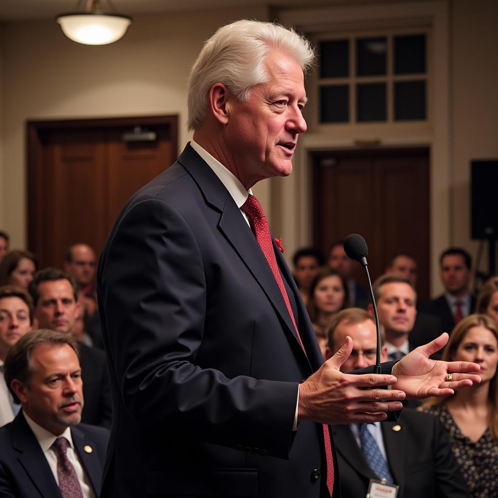 Bill Clinton phát biểu tại sự kiện