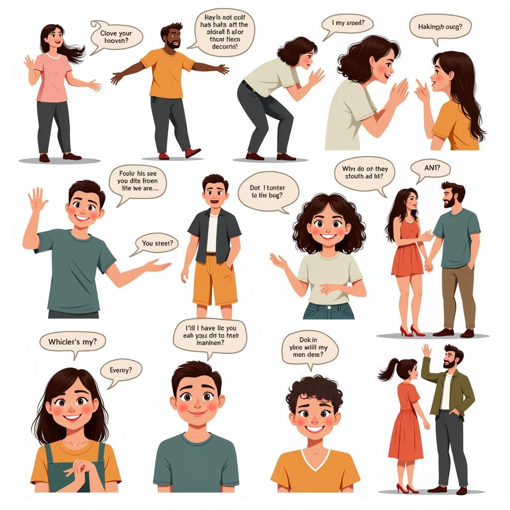 Diễn tả cảm xúc thích thú