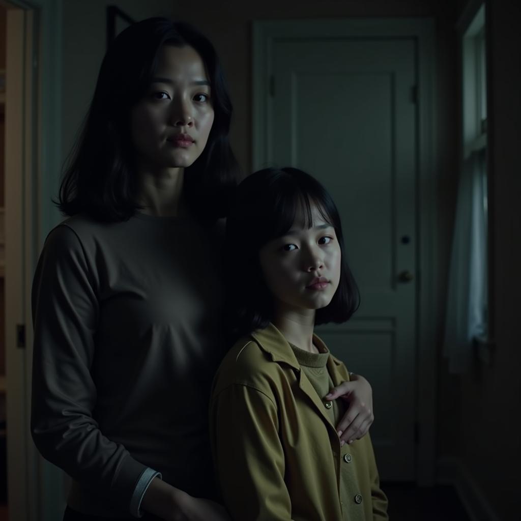 Hai chị em Su-mi và Su-yeon trong phim A Tale of Two Sisters