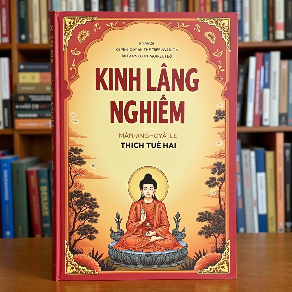 Hình ảnh bìa cuốn Kinh Lăng Nghiêm do Thích Tuệ Hải dịch