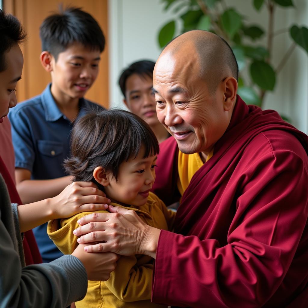 Spreading love and compassion with Thich Phap Hoa in 2019