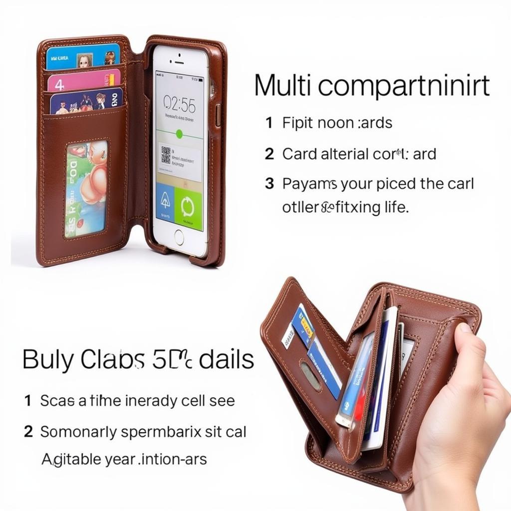 Móc Card Case Nhiều Ngăn