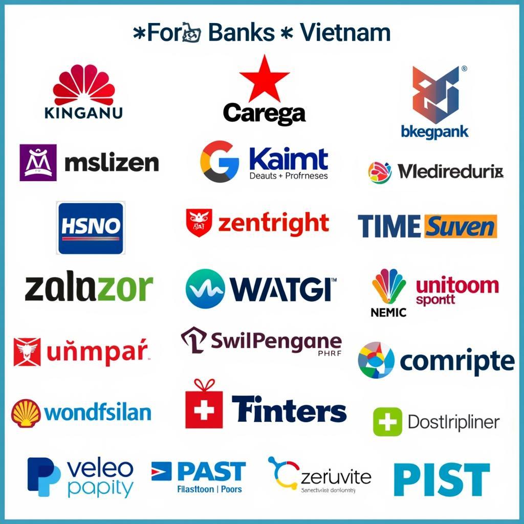Ngân hàng phổ biến tại Việt Nam
