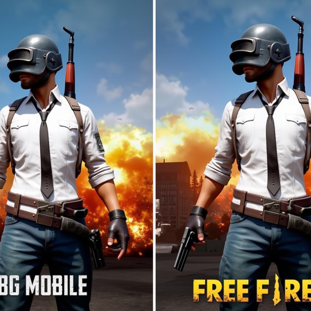 PUBG Mobile và Free Fire - So sánh đồ họa và lối chơi