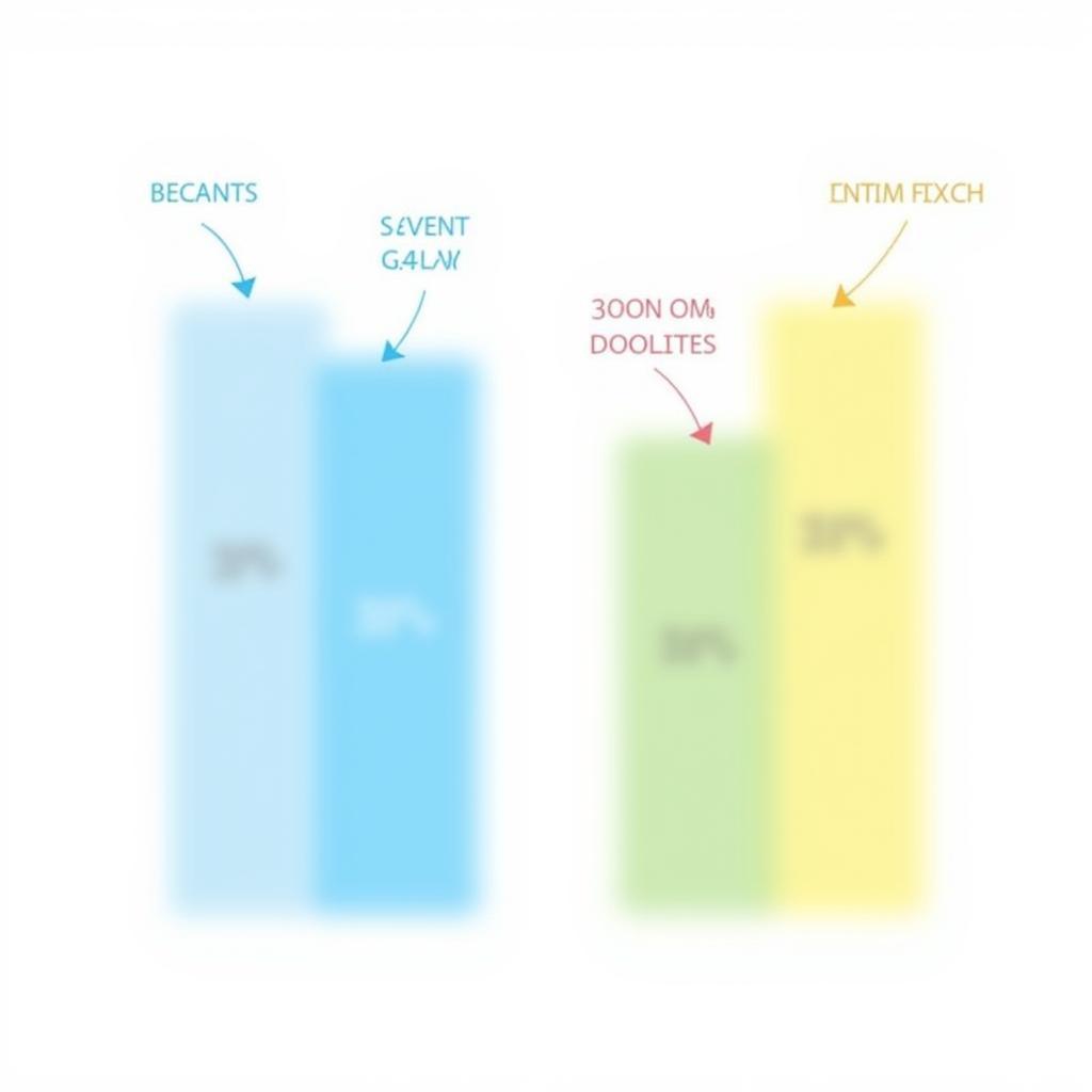 Using comparative language in a bar graph in English