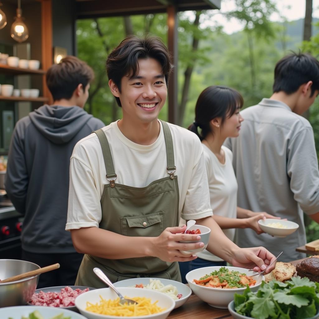 Taecyeon Nấu Ăn Trong Three Meals A Day